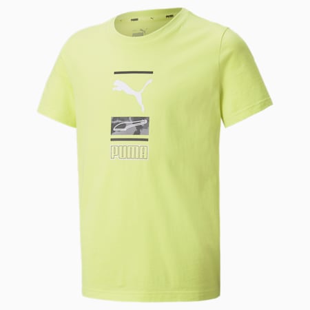 Alpha Graphic Youth Tee, Lemon Sherbert, small-PHL