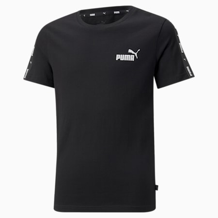 T-Shirt Essentials+ Tape Enfant et Adolescent, Puma Black, small