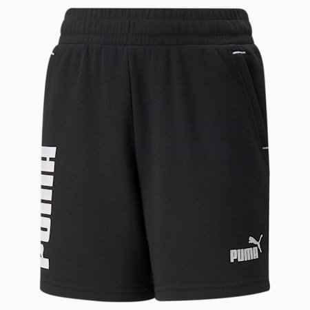 PUMA POWER Shorts - Boys 8-16 years, Puma Black, small-NZL
