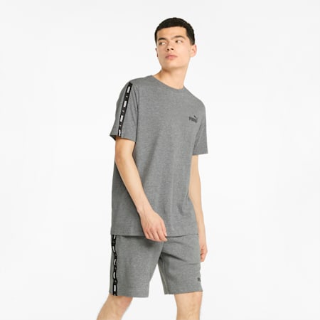 Essentials+ Tape Men's Tee, Medium Gray Heather, small