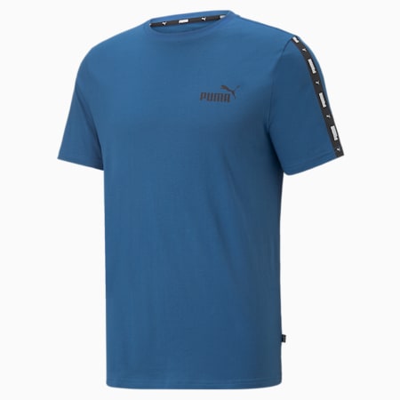 Essentials+ Tape Men's Tee, Lake Blue, small-DFA