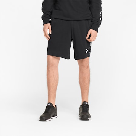 Essentials+ Tape Men's Shorts, Puma Black, small-AUS