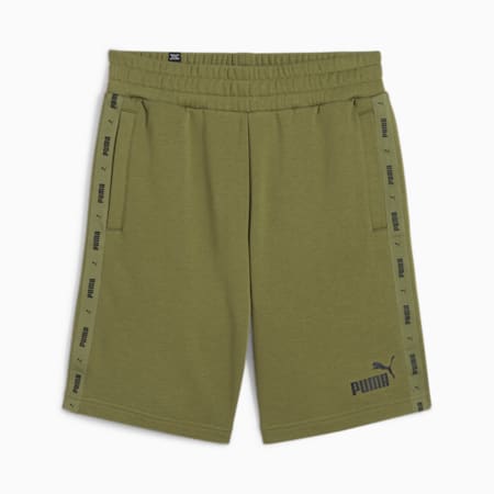 Essentials+ Tape Men's Shorts, Olive Green, small