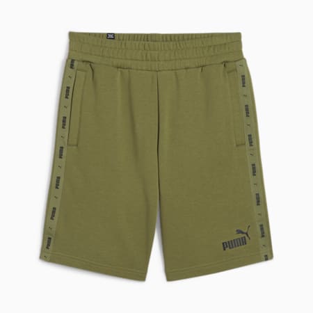 Shorts Essentials+ Tape da uomo, Olive Green, small