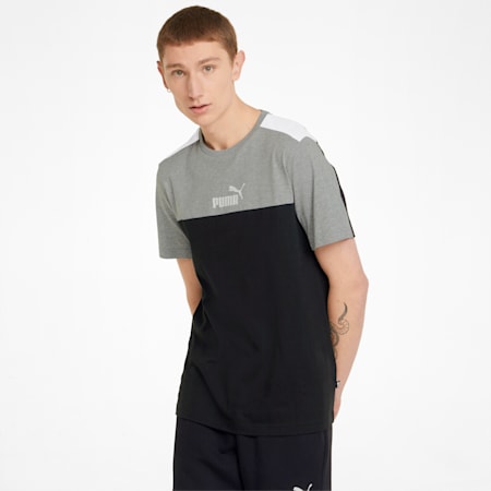 تيشيرت للرجال Essentials+ Block, Puma Black, small-DFA