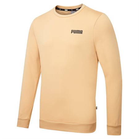 Essentials Crew Neck Full-Length Men's Sweatshirt, Croissant, small-AUS