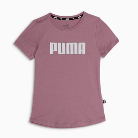 Essential Girls T-Shirt, Pale Grape, small-AUS