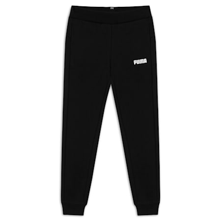 Essentials Full-Length Girls Sweatpants, Puma Black, small-NZL