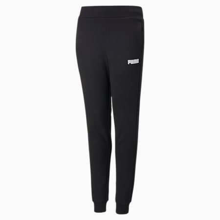 Essentials Full-Length Youth Sweatpants, Puma Black, small-THA