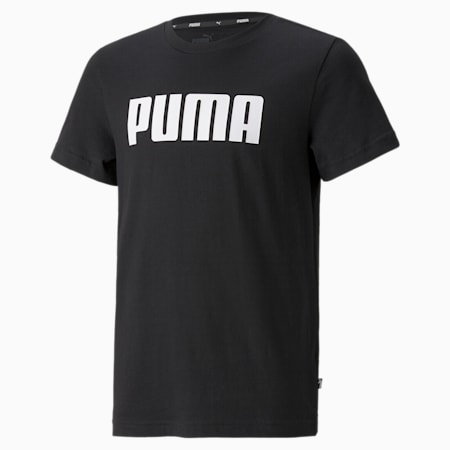 Essentials Tee - Boys 8-16 years, Puma Black, small-AUS