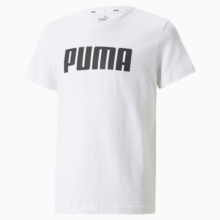 Essentials Tee - Boys 8-16 years, Puma White, small-NZL