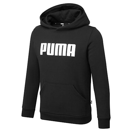 Essentials Boys Hoodie, Puma Black, small-NZL