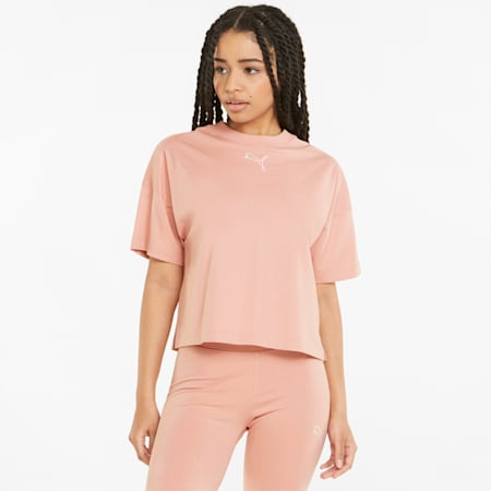 HER Cropped Women's Tee, Rosette, small-SEA