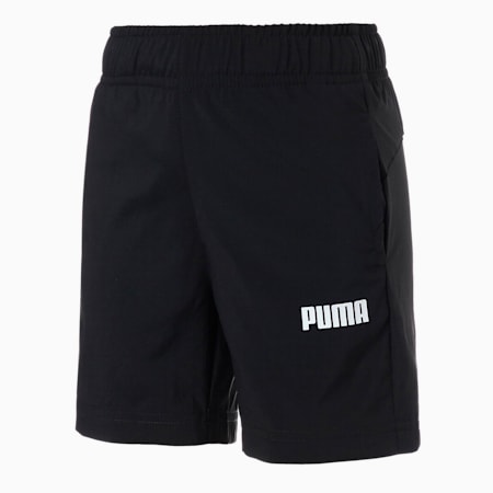 Essentials Woven 5" Shorts - Boys 8-16 years, Puma Black, small-AUS
