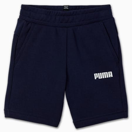 Essentials Boys Sweat Shorts, Peacoat, small-NZL