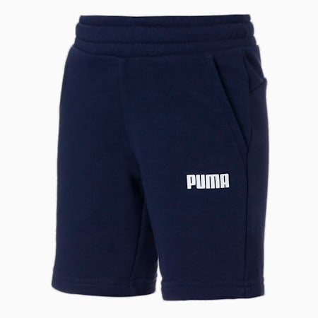 กางเกงขาสั้นเด็กโต Essentials Youth Sweat Shorts, Peacoat, small-THA