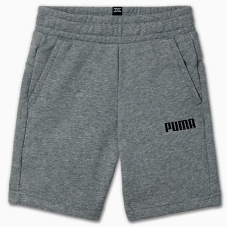 Essentials Boys Sweat Shorts, Medium Gray Heather, small-AUS