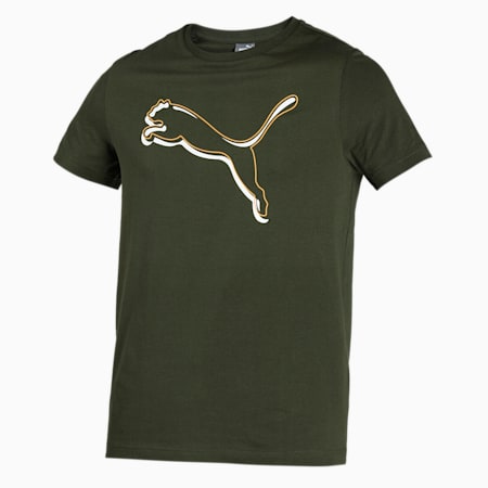 PUMA Graphic Men's T-Shirt, Forest Night, small-IND