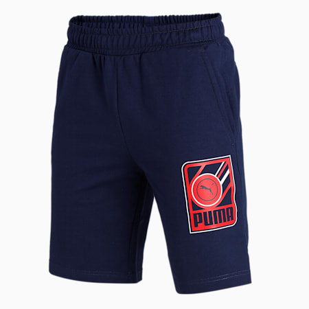 PUMA Graphic Men's Shorts, Peacoat, small-IND