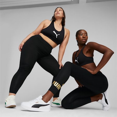 Leggings Essentials+ Metallic Donna, Puma Black, small