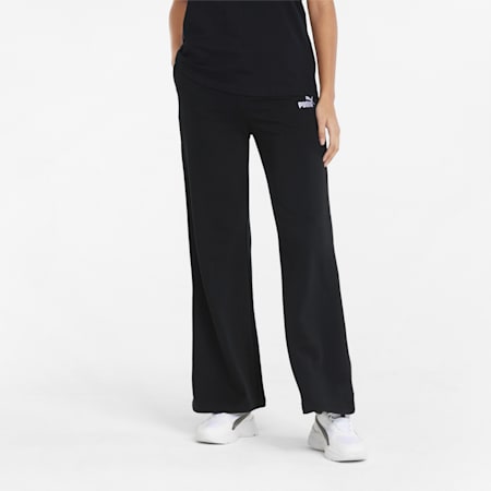 Essentials+ Embroidery Women's Pants, Puma Black, small-PHL