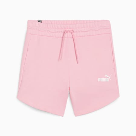 Essentials High Waist Shorts Women, Pink Lilac, small