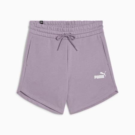 Essentials High Waist Shorts Women, Pale Plum, small-IDN