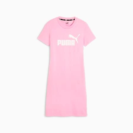 Essentials Damen T-Shirt-Kleid mit schmaler Passform, Pink Lilac, small