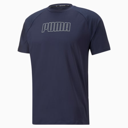 Active Herren Trainings-T-Shirt, Peacoat, small