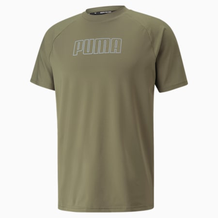 Active Herren Trainings-T-Shirt, Dark Green Moss, small