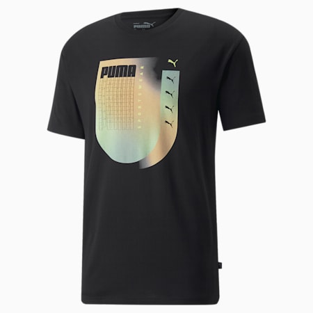 Gradient Graphic Men s Tee Puma Black PUMA SHOP ALL PUMA PUMA