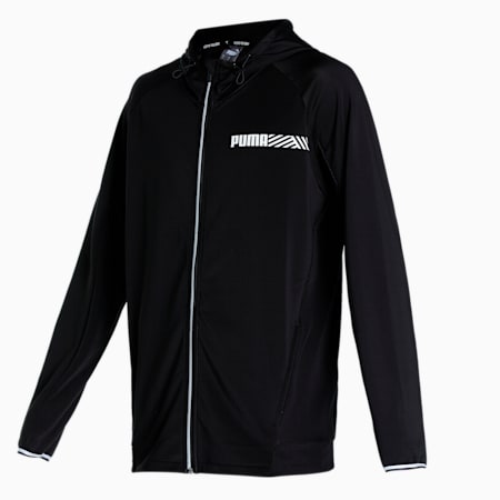 Tec Sport Men's Regular Fit Jacket, PUMA Black, small-IND