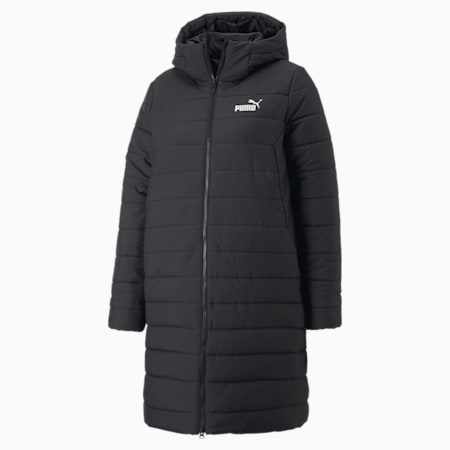 Essentials gewatteerde jas voor dames, Puma Black, small