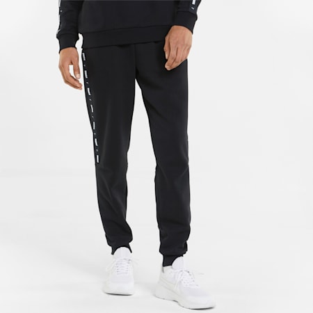 Essentials+ Tape Men’s Sweatpants, Puma Black, small-AUS