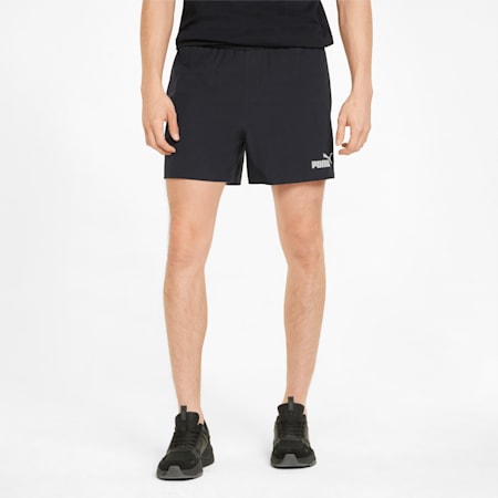Essentials+ Tape Woven Men’s Shorts, Puma Black, small-AUS