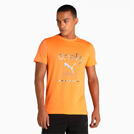 one8 Virat Kohli Graphic Men's T-shirt, Deep Apricot, small-IND