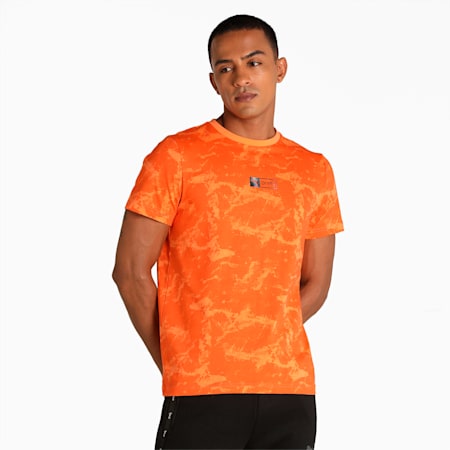 one8 Virat Kohli AOP Men's T-Shirt, Deep Apricot, small-IND