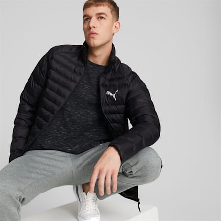 Chaqueta Deportiva para Hombre Puma Packlite Gris 