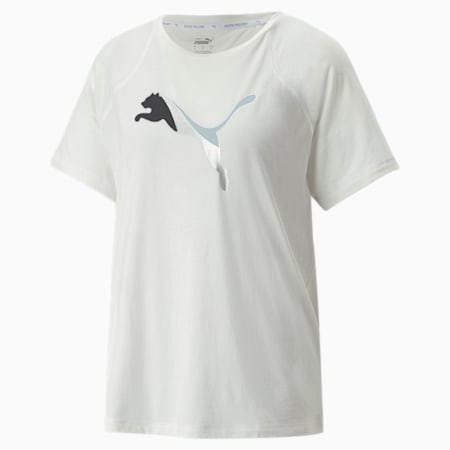 Evostripe Women's Tee, Puma White, small-AUS