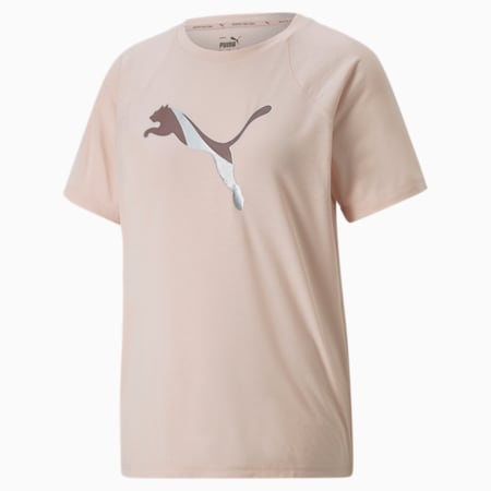 Evostripe Women's Tee, Rose Quartz, small-AUS