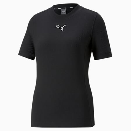 HER Slim Tee Women, Puma Black, small-PHL