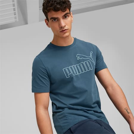 Camiseta para hombre Essentials Elevated, Dark Night, small