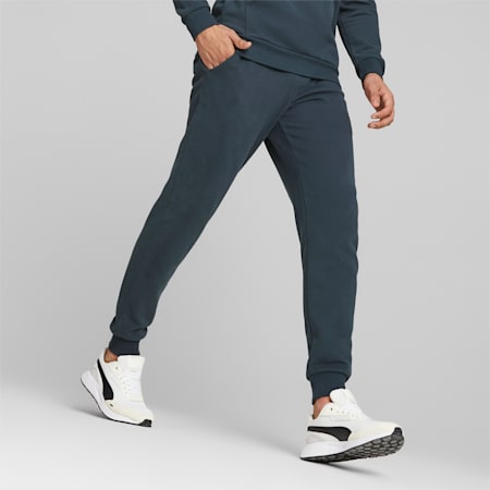 Essentials Elevated Men's Sweatpants, Dark Night, small-AUS