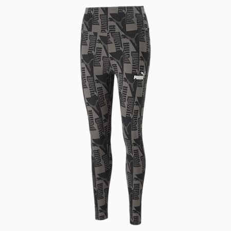 Power Printed Leggings Women, Puma Black, small-DFA