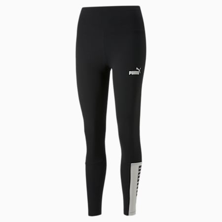 Power Colourblock Leggings Women, Puma Black, small-DFA