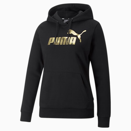 Puma hoodie womens black hotsell