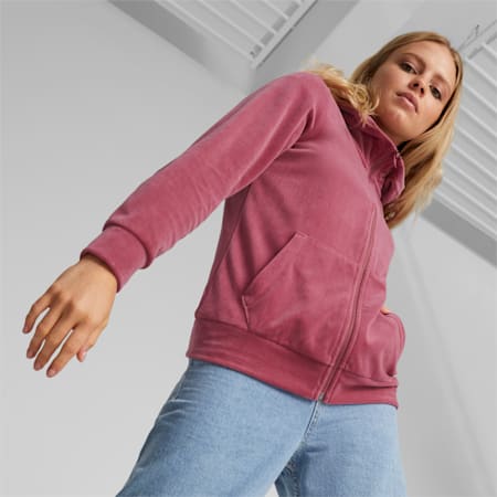 Bespaar 16% Dames Kleding voor voor Kleding voor sport PUMA Fleece Essentials Logo Hoodie Voor in het Zwart gym en workout 