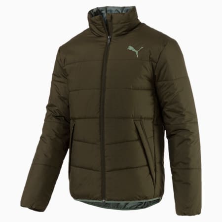 Essential Men's Padded Jacket, Forest Night, small-SEA