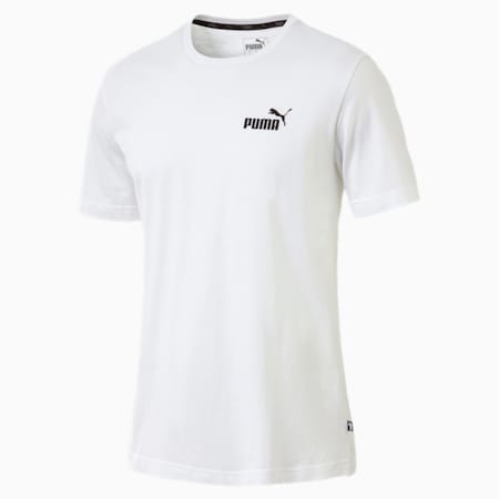 Men's Essentials Small Logo T-Shirt, Puma White, small-SEA