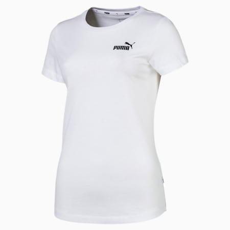 Essentials Women's Tee, Puma White, small-SEA